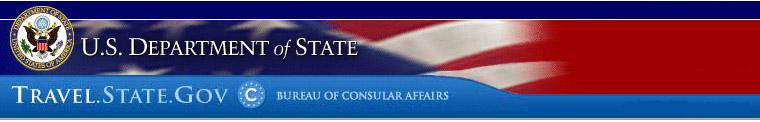 U.S.
Department of
State Banner